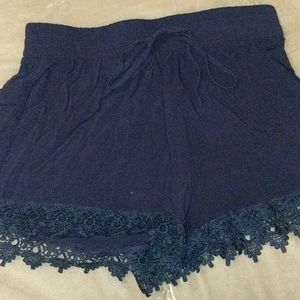 Drawstring soft shorts